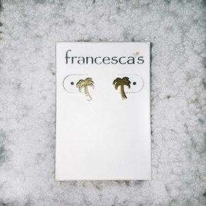 Francesca’s Palm Tree Earrings